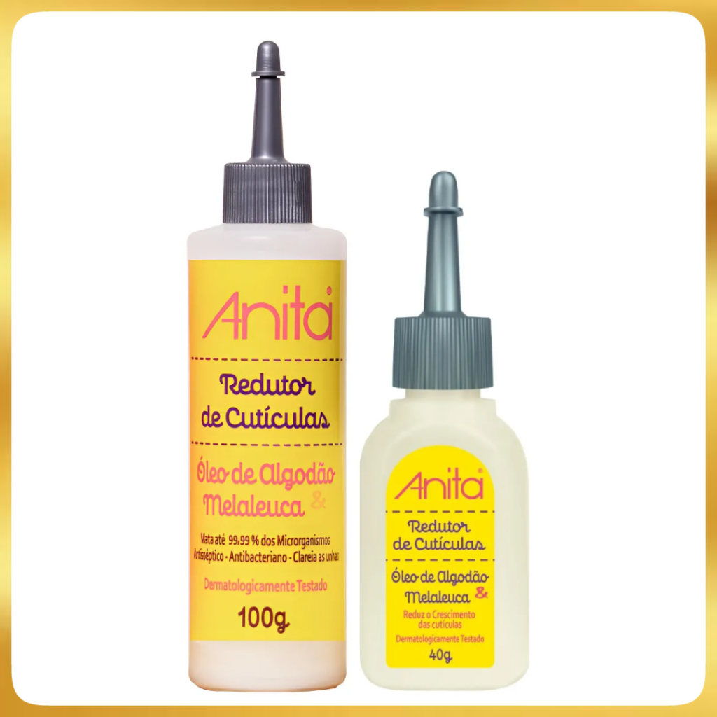 Redutor De Cutículas Anita Óleo De Algodão Melaleuca em Oferta na Shopee