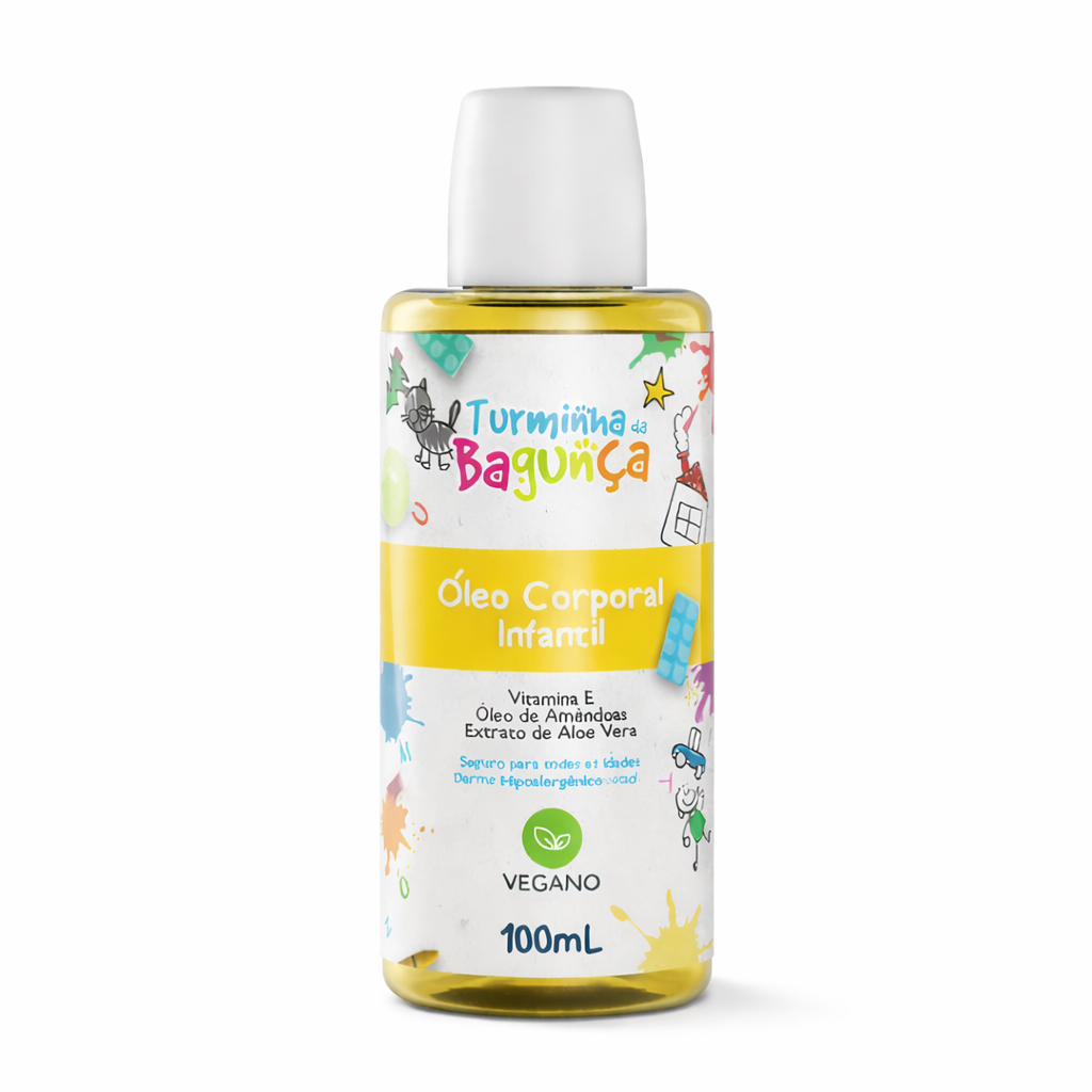 Óleo Corporal Infantil Turminha Da Bagunça 100 ML - Altamente Hidratante