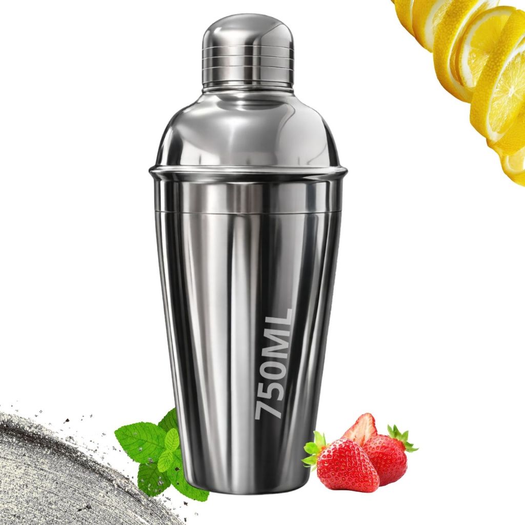 Coqueteleira Em Inox 750 ml Bebida Drink Caipirinha Bar em Oferta na Shopee