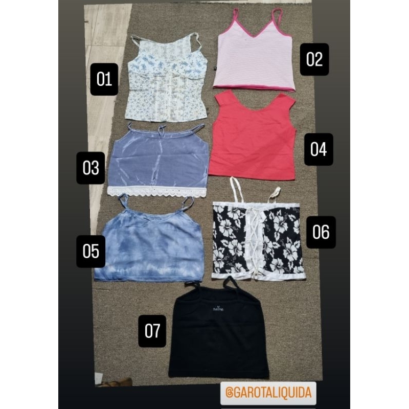 Blusa menina 10 a 14 anos 7 Peças