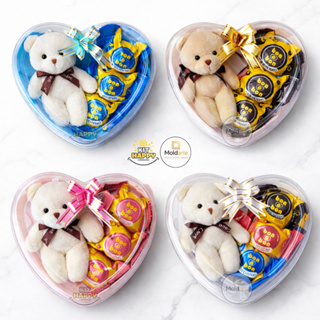 kit com 4unid de Coração Com chocolate 3 Bombons + Chaveiro Lembrancinha Aniversário, páscoa, Dia das Mães e Namorados em Oferta na Shopee