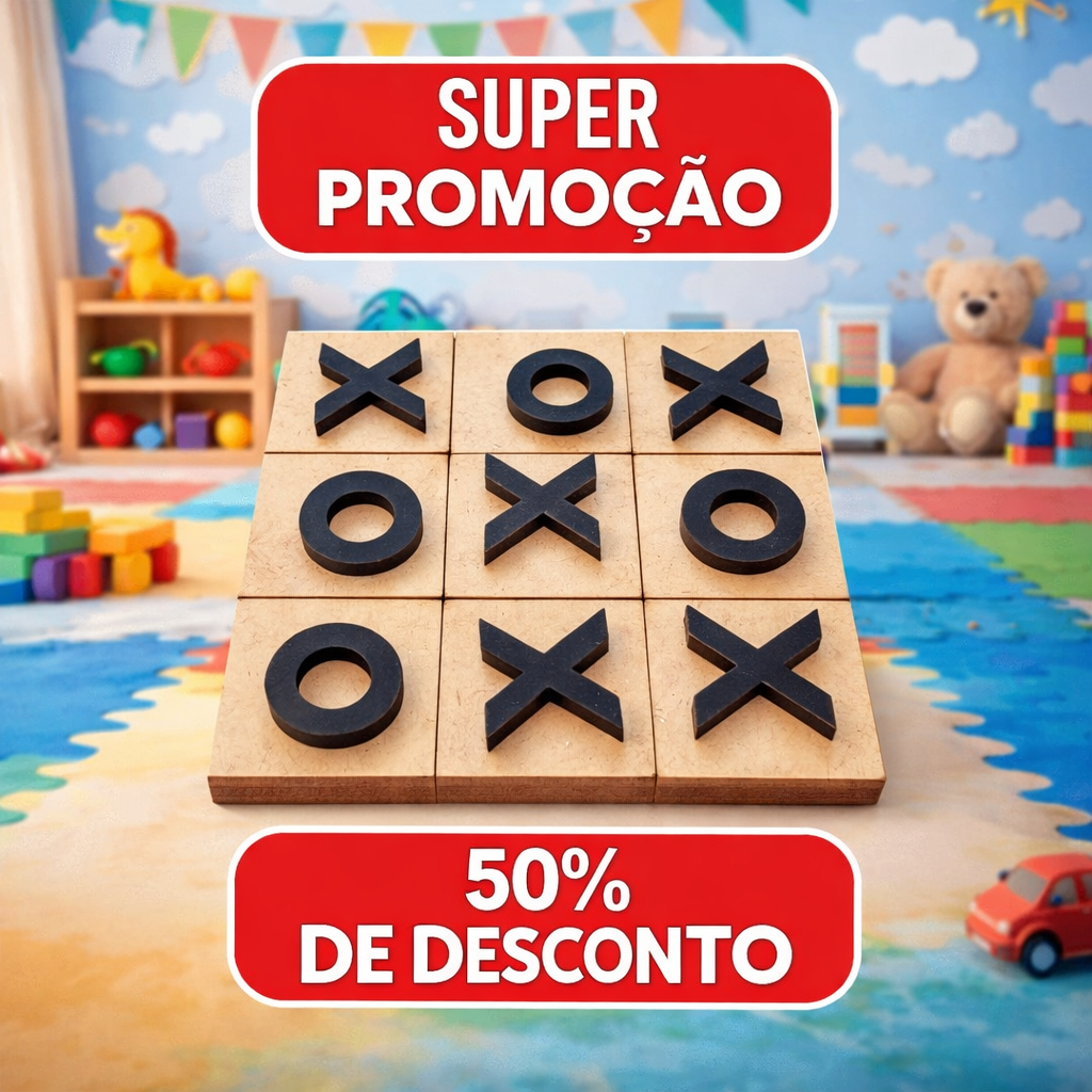 Kit 30 Lembrancinhas Jogo da Velha MDF - Aniversário Infantil e Festa Escolar - Educativo e Barato em Oferta na Shopee