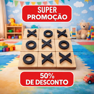 Kit 30 Lembrancinhas Jogo da Velha MDF - Aniversário Infantil e Festa Escolar - Educativo e Barato em Oferta na Shopee