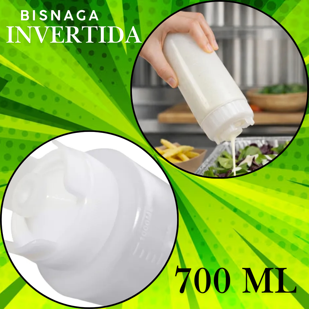 Bisnaga Invertida Profissional 700ml Economia