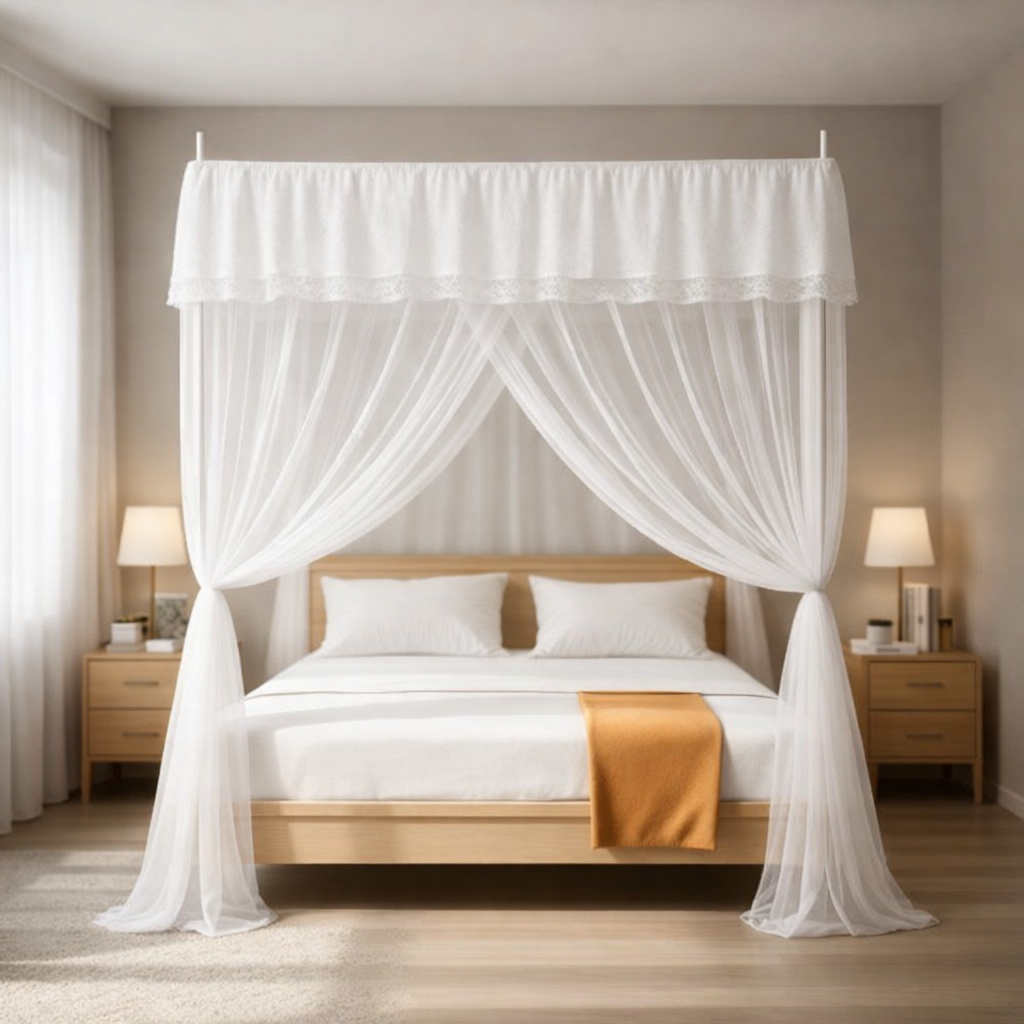 Mosquiteiro Palácio Casal\Box\Queen Com Armação em Oferta na Shopee