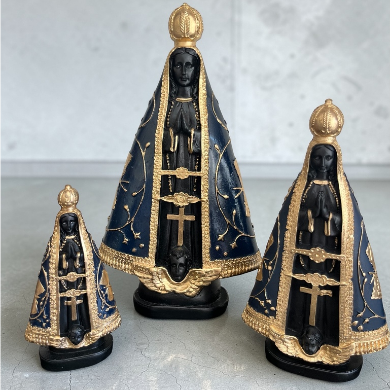 Imagem Nossa Senhora Aparecida Gesso Pintada