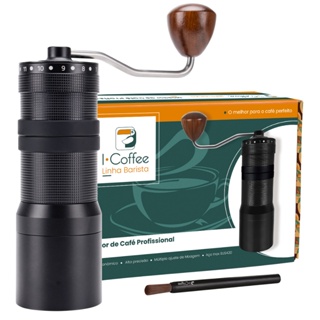 Icoffee Moedor Café Manual M6-MAX Preto 40g Profission Com Caixa em Oferta na Shopee