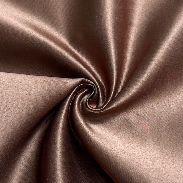 5M METROS DE CETIM BUCOL MARROM E 5M DE CETIM C/ LYCRA MARROM