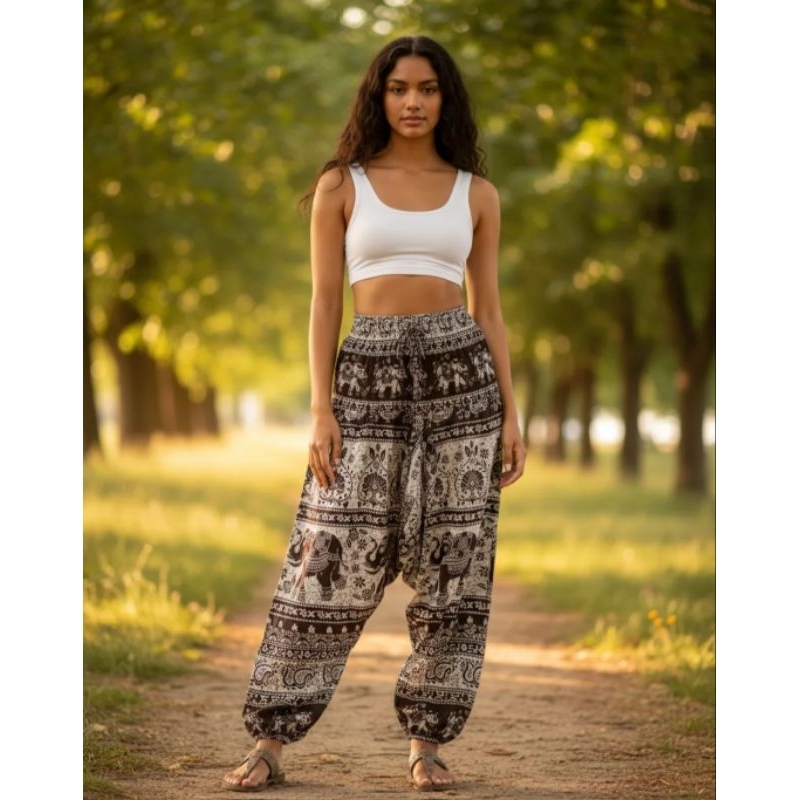 Calça saruel indiana yoga unissex free size importadas