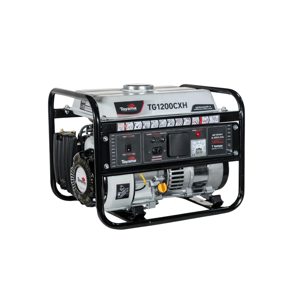 Gerador Toyama a Gasolina 1.1kVA 4 Tempos com Voltímetro TG1200CXH-110