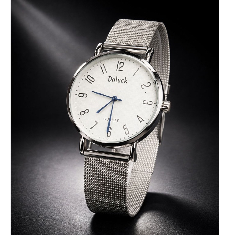 [kR01]Relógio Feminino Rose Gold Luxo Quartz | Pulseira Milanesa Aço Inoxidável | Elegante