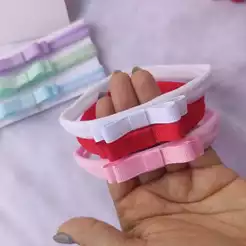 Kit Faixinha Bebê Maternidade Laço Delicado 3un