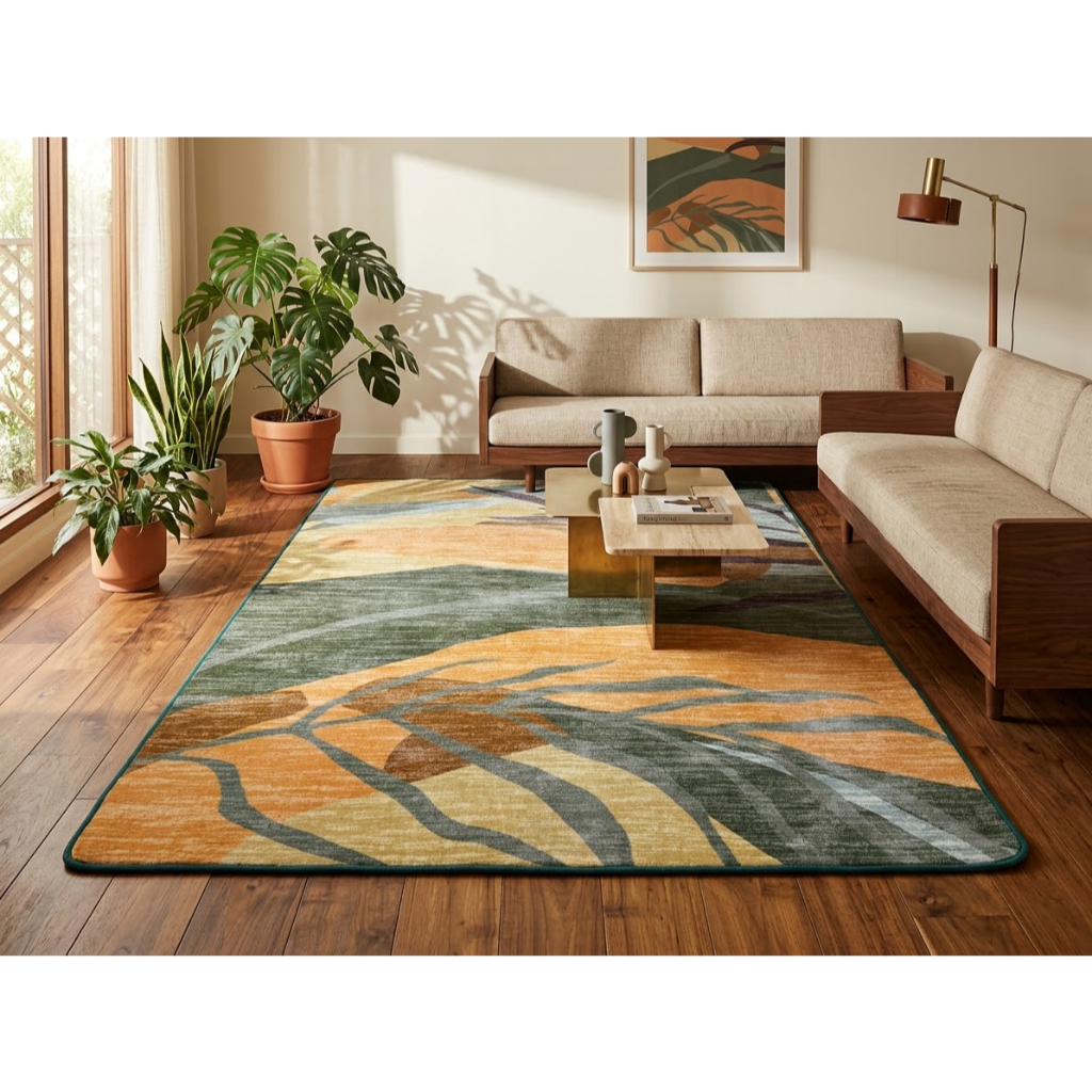 Tapete Sala Quarto Aveludo Estilo Nordico 1.45x1.95 Mt Antiderrapante Ins Flannel Grande Estampado em Oferta na Shopee