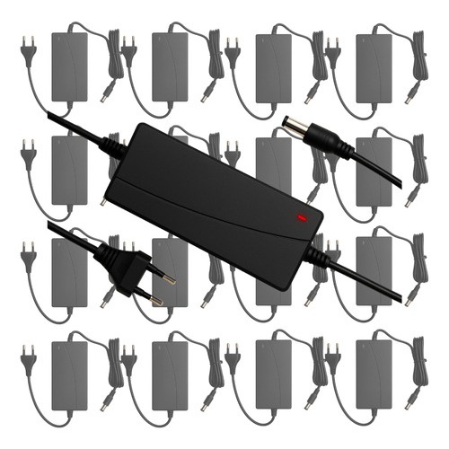 Kit 30 Fonte 12v 6a Estabilizada Chaveada Bivolt Cftv Fita Led Dvr