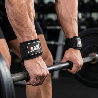 Tala Strap Com Munhequeira Musculação Academia Profissional Carga Peso Superior Block