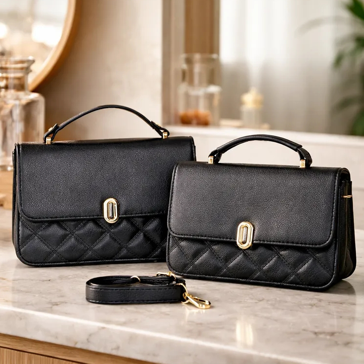 Kit Bolsas Femininas Pequena Alça Regulável Transversal E De Mão Para Festa Branca Presente em Oferta na Shopee