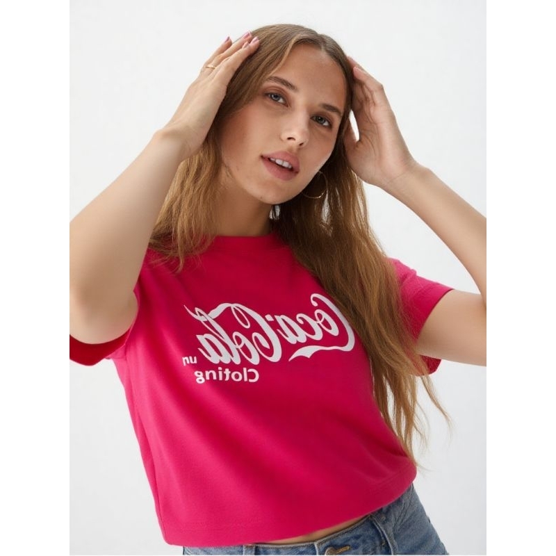 🛍️ Bicobico Camiseta Feminina Vermelha Casual Tamanho Único – Confortável, Estilosa e Versátil – Veste até M/G