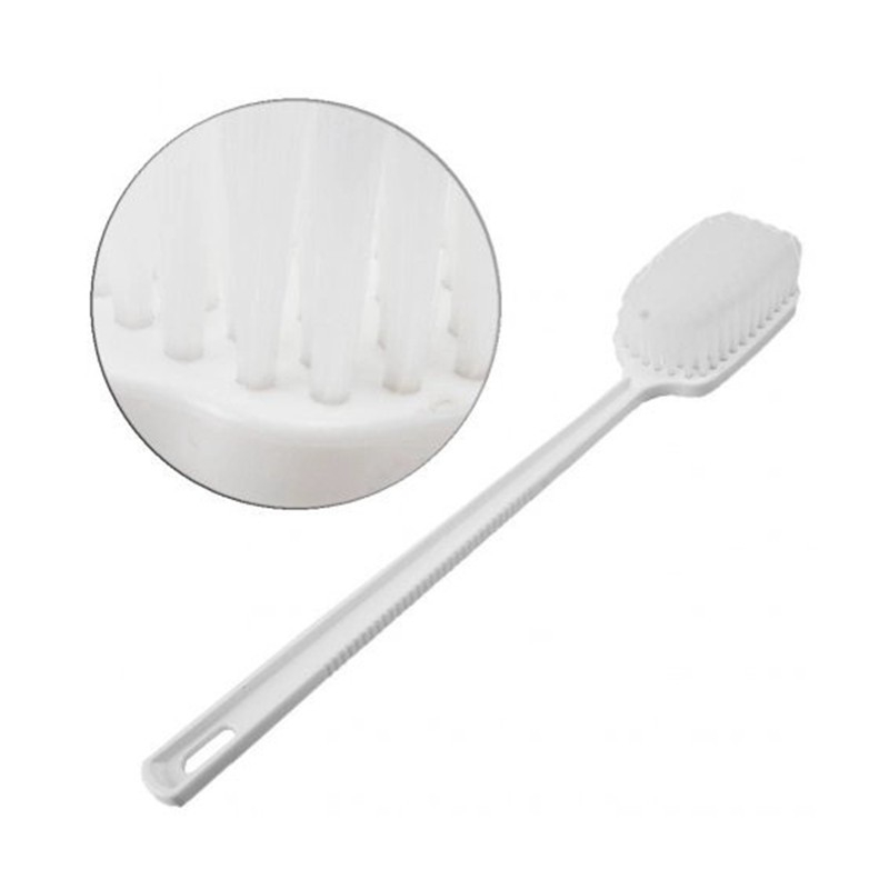 Escova para Banho Cabo 40cm Longo Cerdas Macias Lava Costas