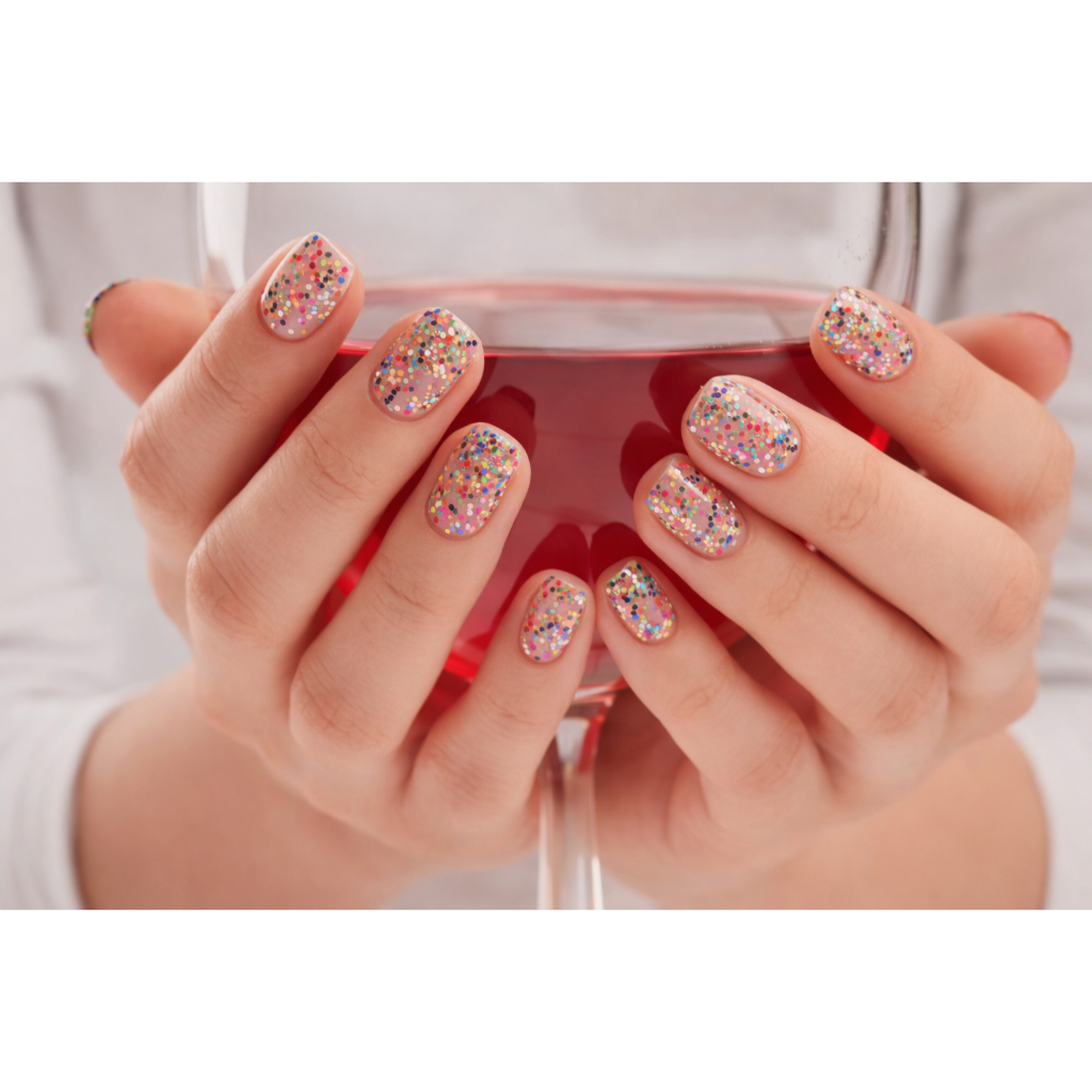Glitter Flocado Confete Colorido Resina Maquiagem Unhas Vela Artes 10g — imagem 2 de 2