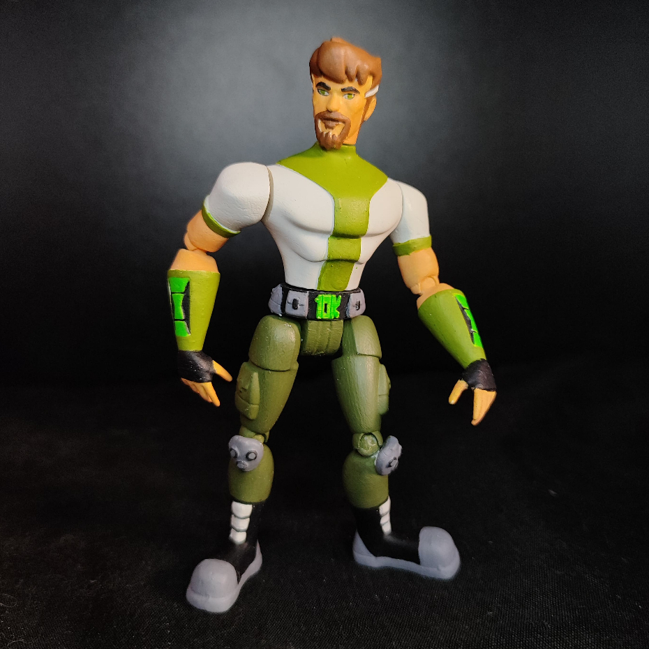 Boneco Ben 10 Omniverse Ben 10K - Escala Bandai Impressão Resina 3D