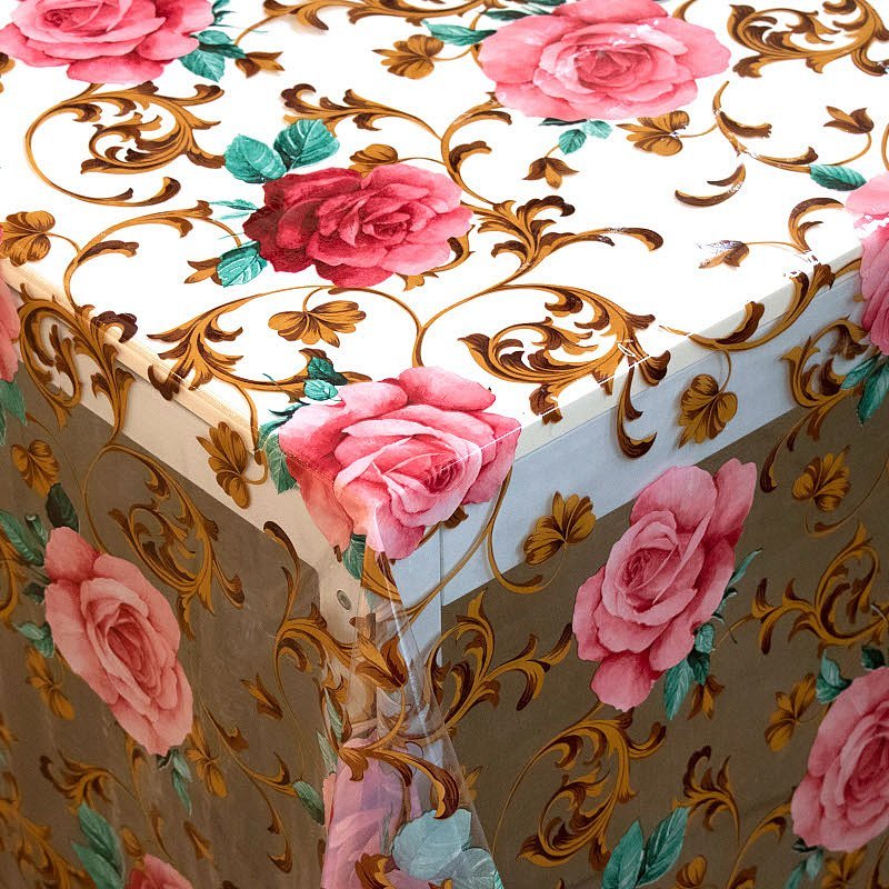 Toalha Cristal Plastica Impermeável Venda por metro - 1m x 1,40 - LEIA A DESCRIÇÃO