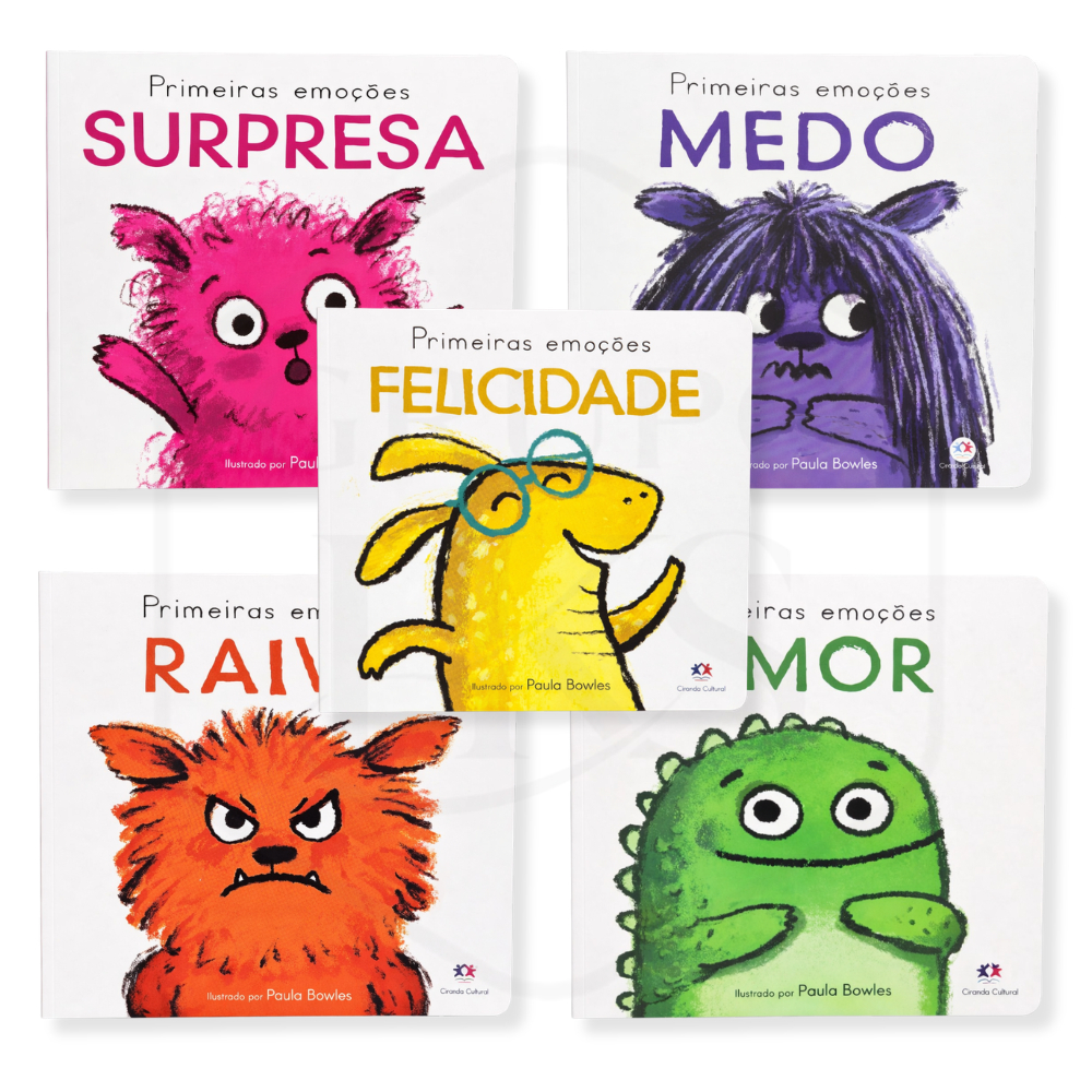 Livros Infantis Primeiras Emoções – Desenvolvimento Emocional Infantil Conhecendo seus sentimentos