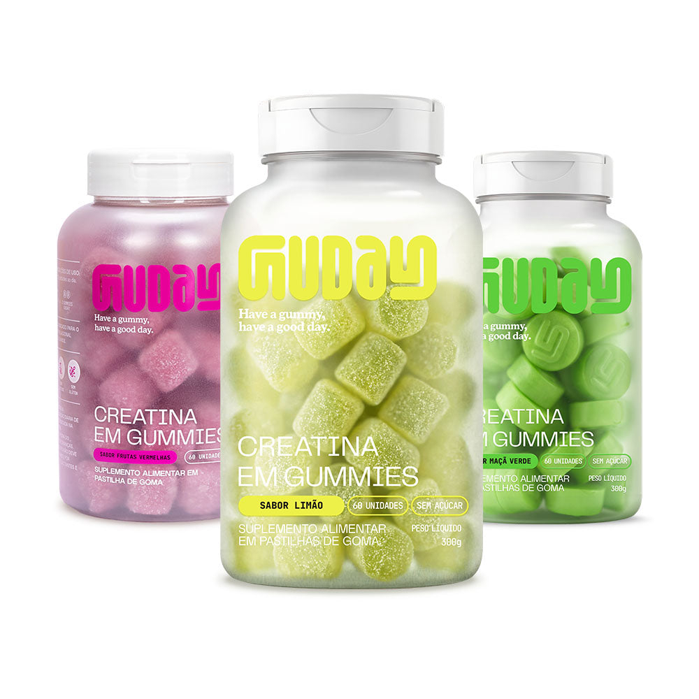 Guday Creatina em Gummy - 60 unidades
