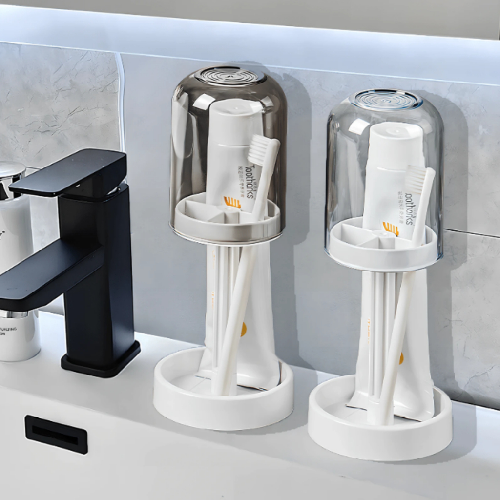 Porta Escova E Pasta De Dente À Prova De Poeira