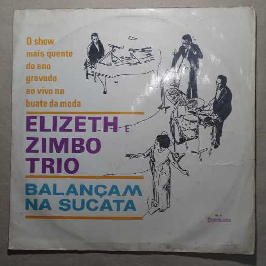 LP Disco de Vinil Elizeth Cardoso e Zimbo Trio Balançam Na Sucata Com Encarte Original