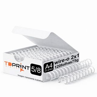 WIRE-O P/ ENCADERNAÇÃO 2X1 A4 5/8 P/ 120 FLS BRANCO,PRETO,PRATA,ROSE GOLD,DOURADO,ROSA,BRONZE,AZUL em Oferta na Shopee