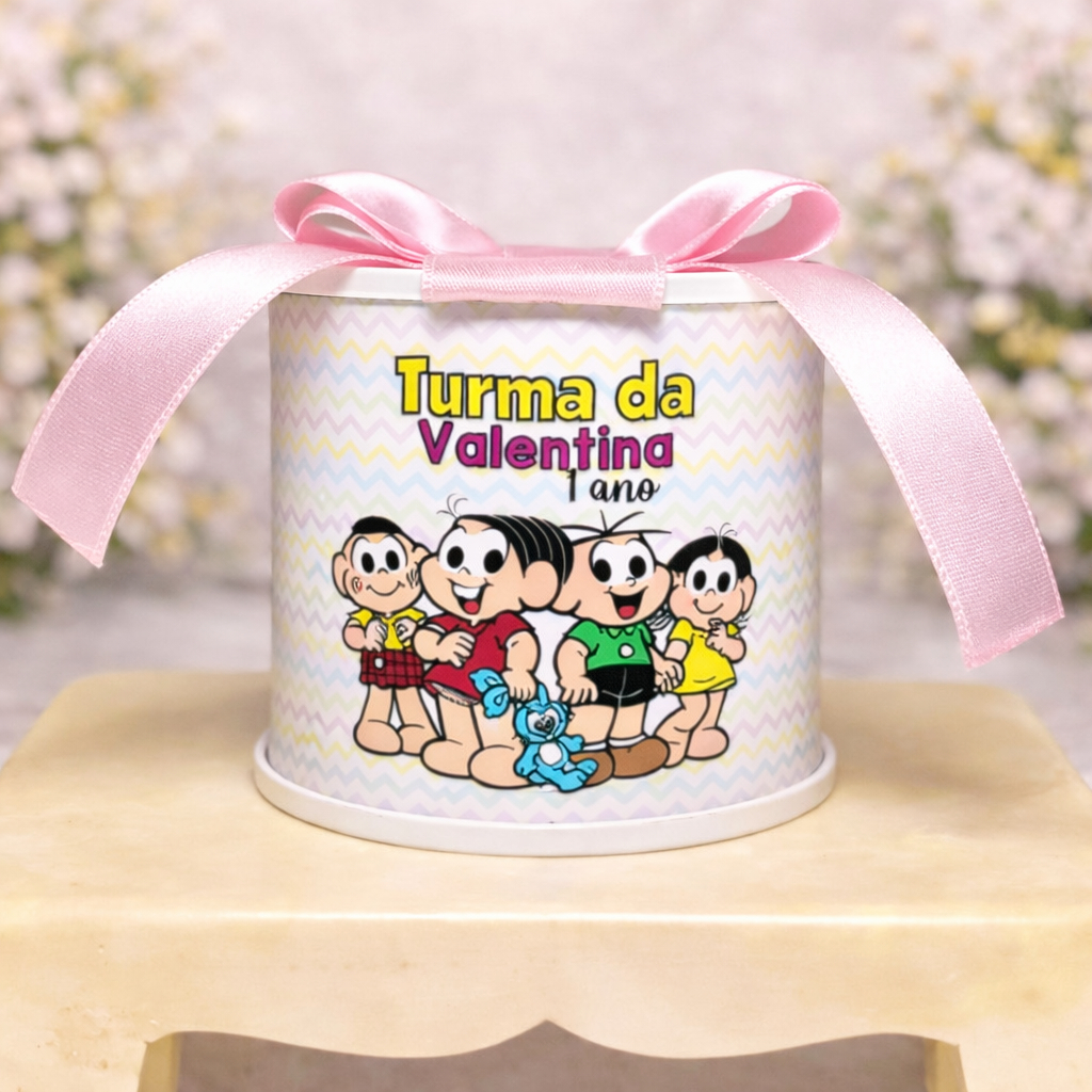 Kit tubolatas personalizadas TURMA DA MONICA | Lembrancinha maternidade | aniversário | chá de bebê • 5x6 - Vários temas