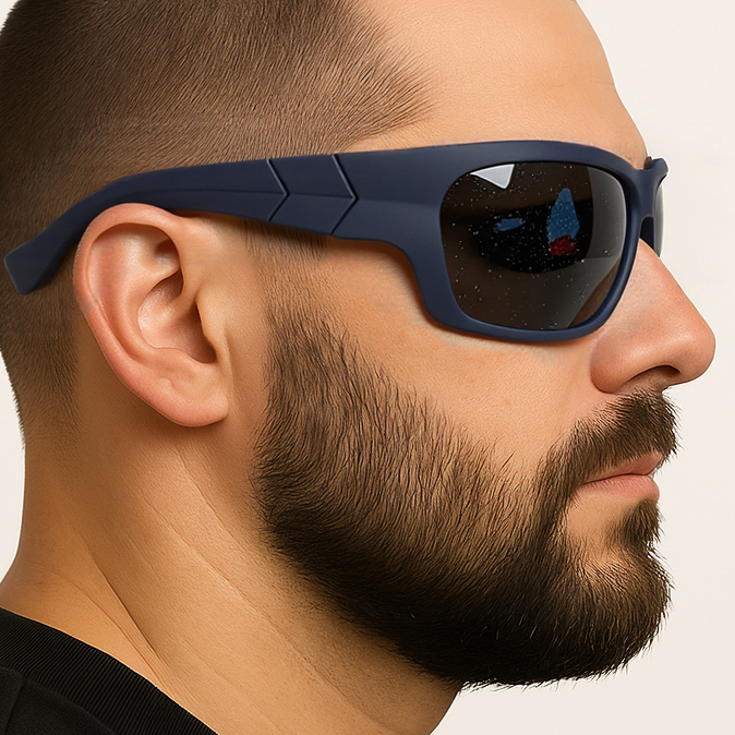 Óculos de Sol Curvado Esportivo | Aro Completo | Proteção UV400 Unissex – MD-52