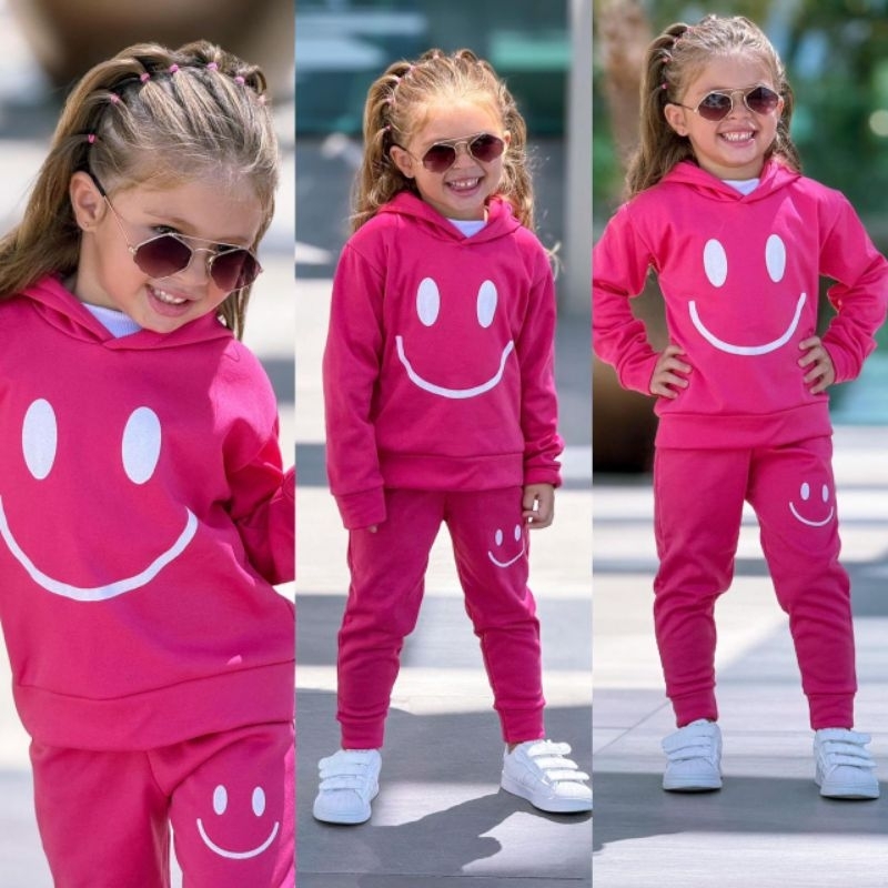 Conjunto Moletom Bebe Menina Conforto Infantil Bebê Feminino Frio Inverno