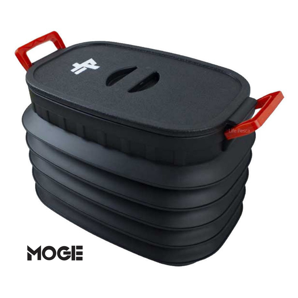 Caixa Plástica Retrátil 30L | Portátil Dobrável | Até 8kg | Albatroz Fishing CWX-01 em Oferta na Shopee