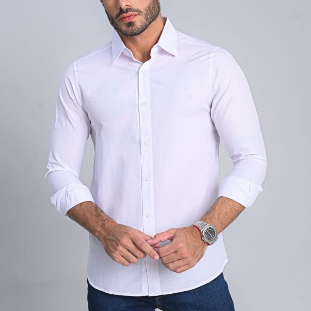 Camisa Social Masculina Slim Fit Manga Longa Premium Elegante Confortável Comprida Esporte Fino Blusa Casual de Botão