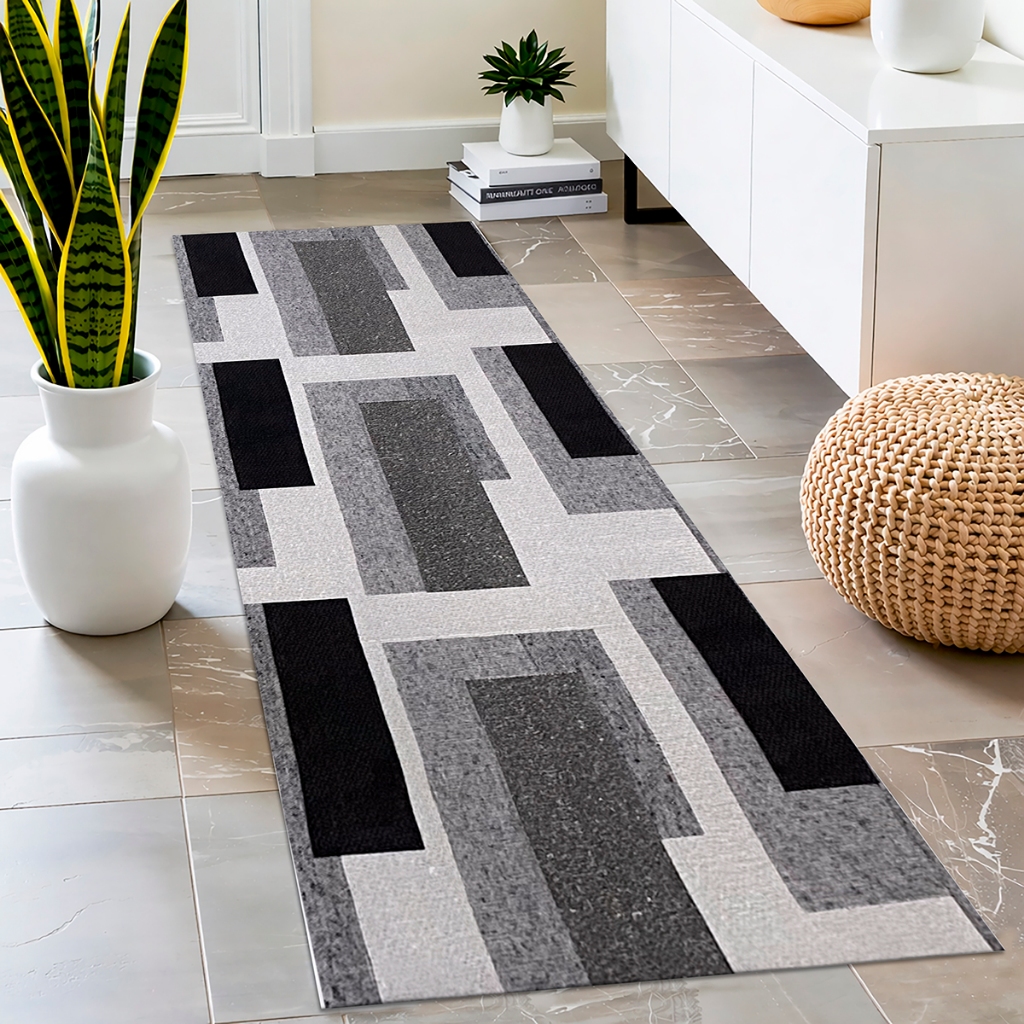 Tapete Passadeira Cozinha 0,65cm x 2,00m Mônaco Luxo Antiderrapante