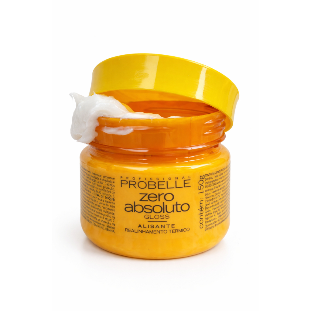 Mini Botox Capilar  Zero Absoluto Gloss definitiva 150g Realinhamento Térmico Brilho Espelhado Redutor de Volume
