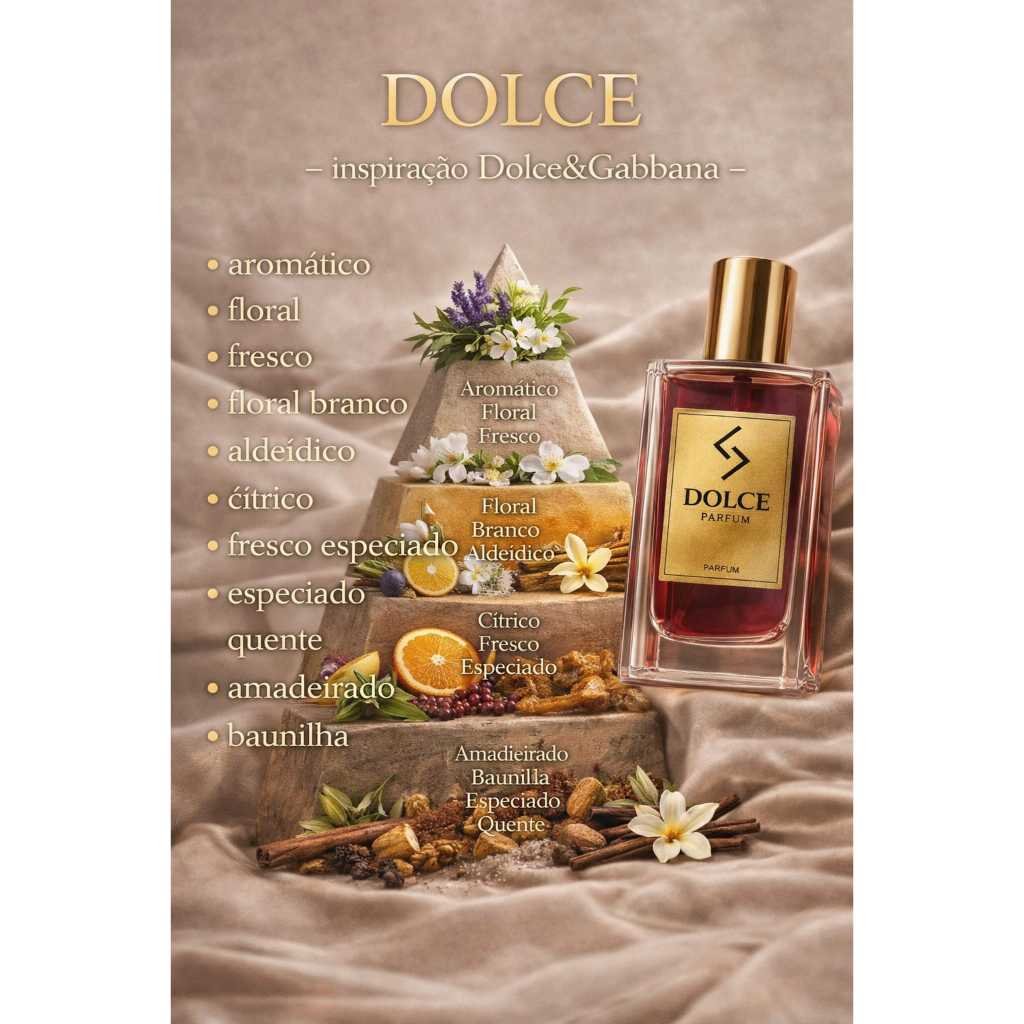 FORTUNE Parfums DOLCE - inspiração Dolce&Gabbana Girl contratipo perfume feminino