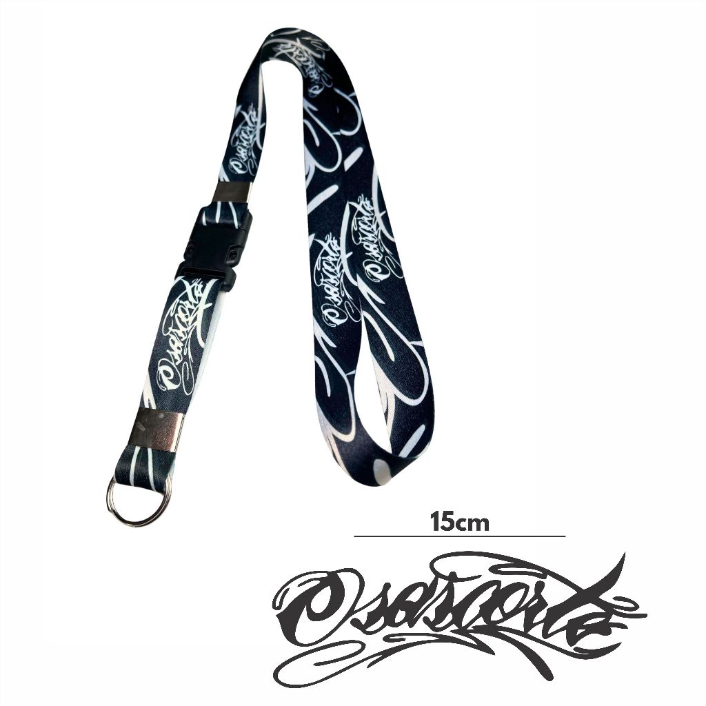 Cordão Chaveiro Osascorte Engate Rápido e Adesivo para Moto Carro