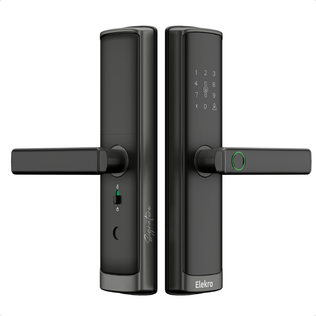 Fechadura Digital WiFi ELEKRO Signature | Biométrica, Senha, Cartão, App | IP66, Smart Lock
