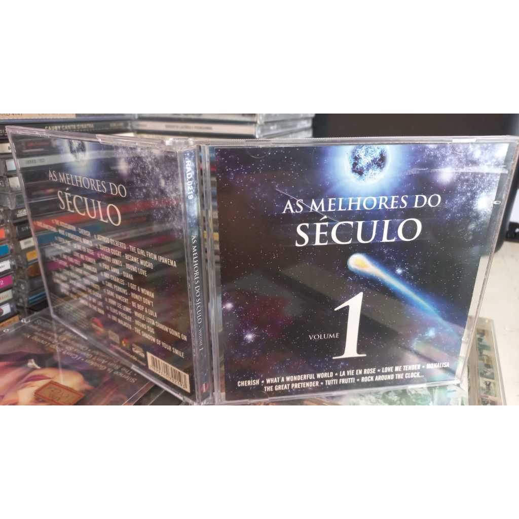 Cd As melhores do Século Vol 1 - Elvis Presley Gene Kelly The platers Paul Anka Astrud Gilberto The association