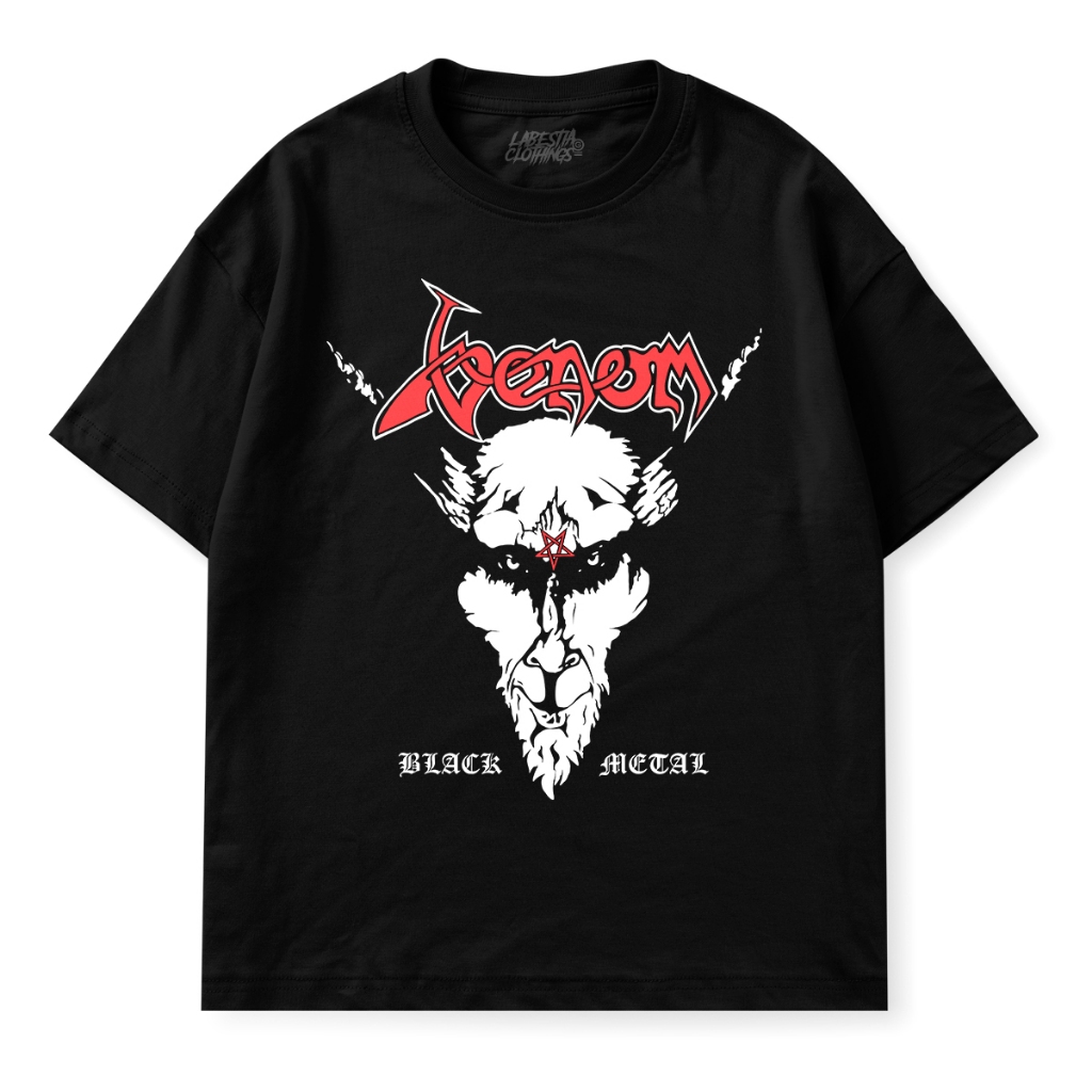 Camiseta Estampada Banda Venom Death Metal Black Metal Heavy Metal Metal Extremo Underground