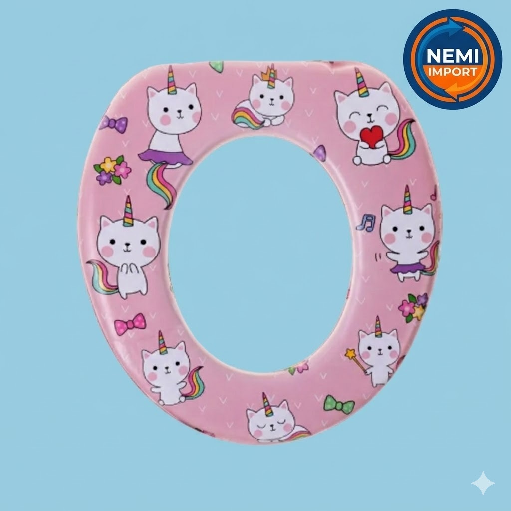 Assento Redutor Vaso Sanitário Infantil Almofadado Macio Desfralde Bebê