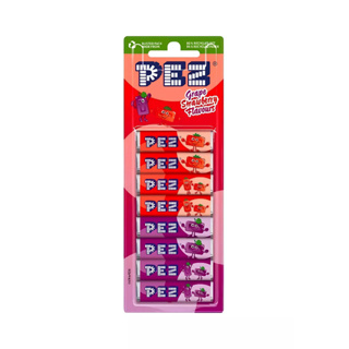 Pastilha Pez Refil Grape Strawberry 8 Pack (TTD) em Oferta na Shopee