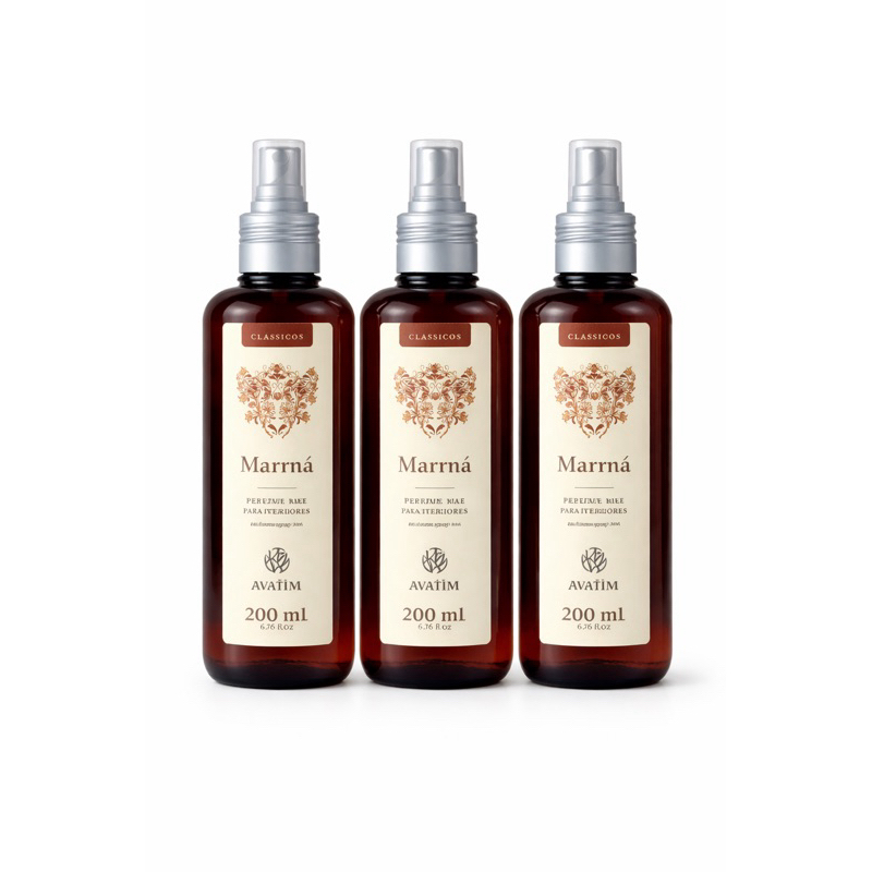 Kit 3 em 1 Perfume Difusor Marruá 200ml original Avatim