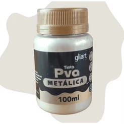 Tinta Pva Metalica 100ml Gliart Perola