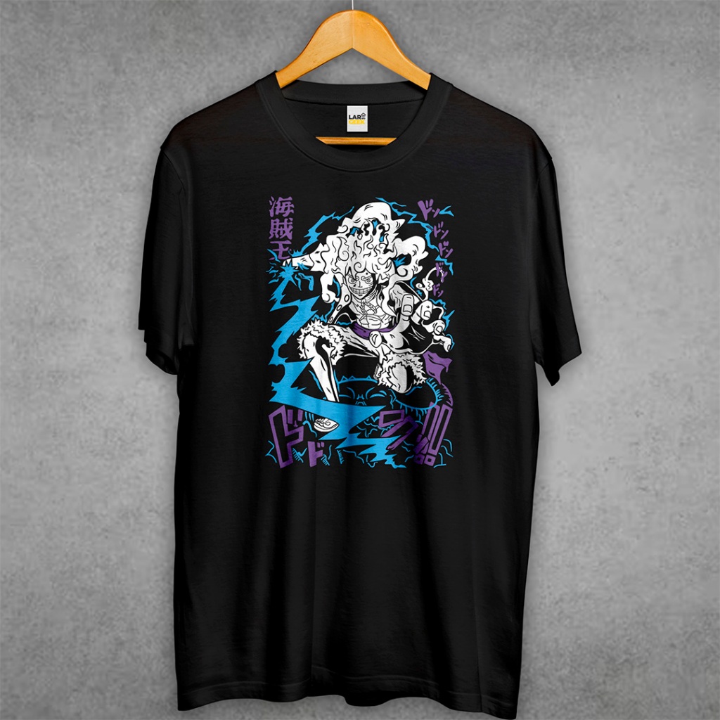 Camiseta Premium Estampada Unissex - LUFFY GEAR 5 PURPLE BLUE ONE PIECE
