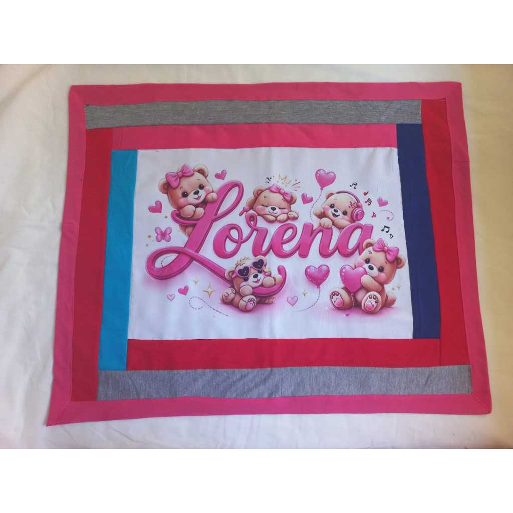 Tapete de Retalho Personalizado Escolha sua Estampa 60 cm x 50 cm
