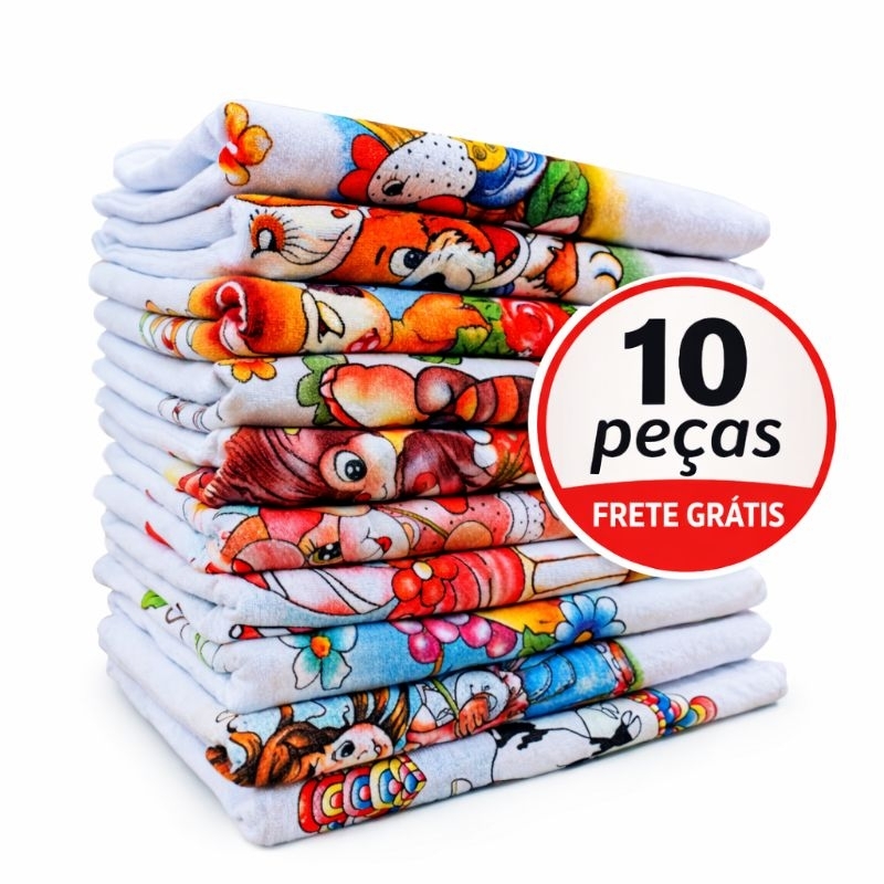 Panos de Prato Estampados  100% Algodão  Super Absorvente Cozinha Promoção em Oferta na Shopee