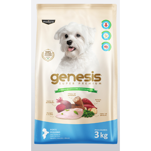 Ração Genesis Premiatta Cães Raças Pequenas 3 Kg